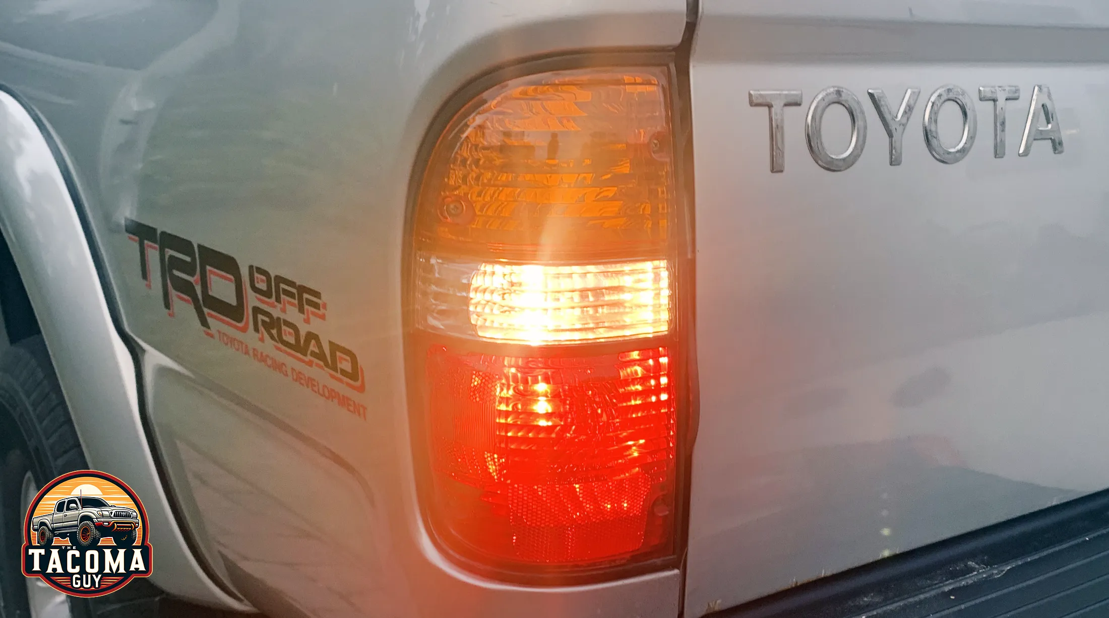 Rear light housing of a gen 1 toyota tacoma