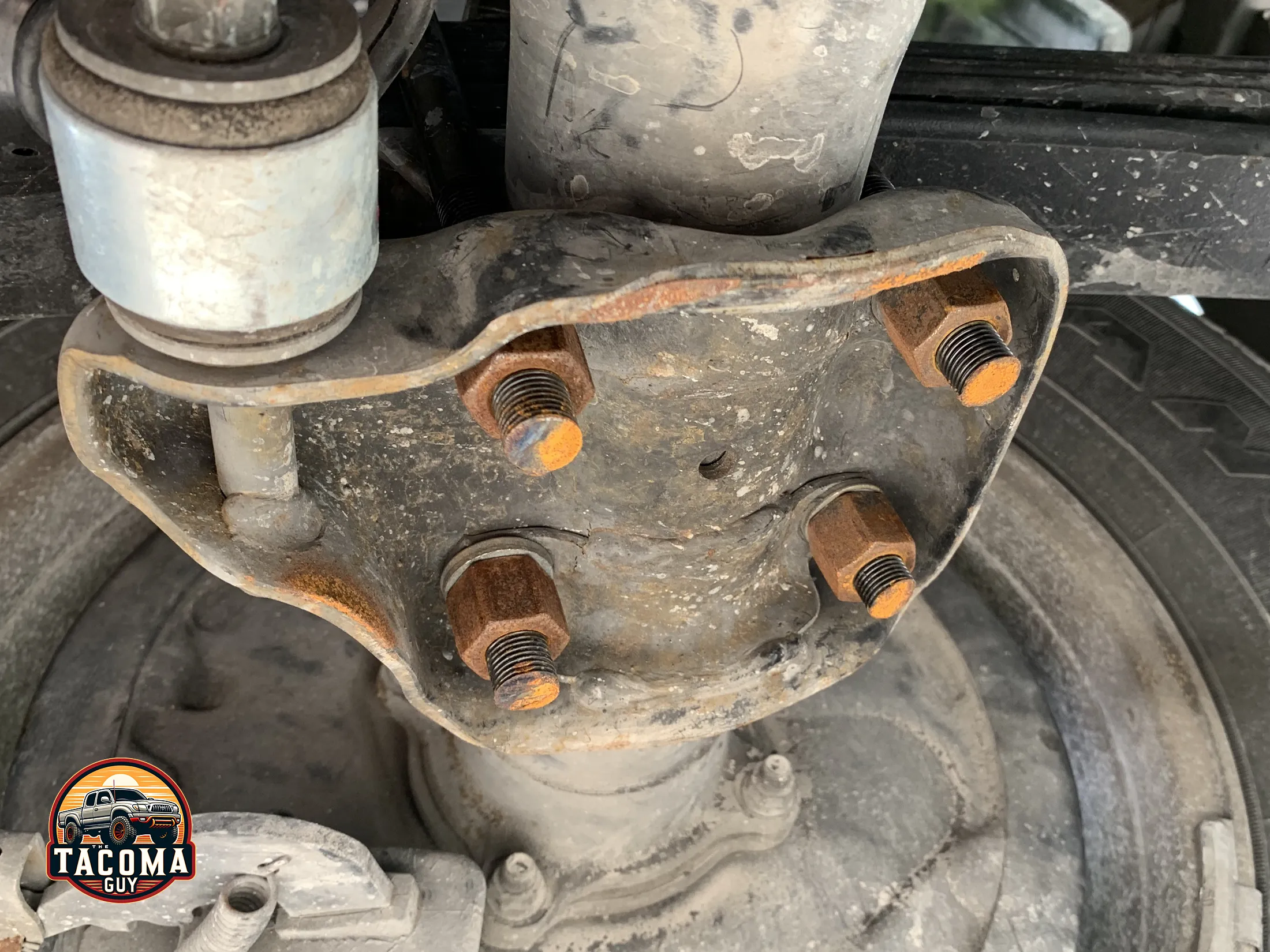 Bottom u-bolt plate on a 2003 toyota tacoma