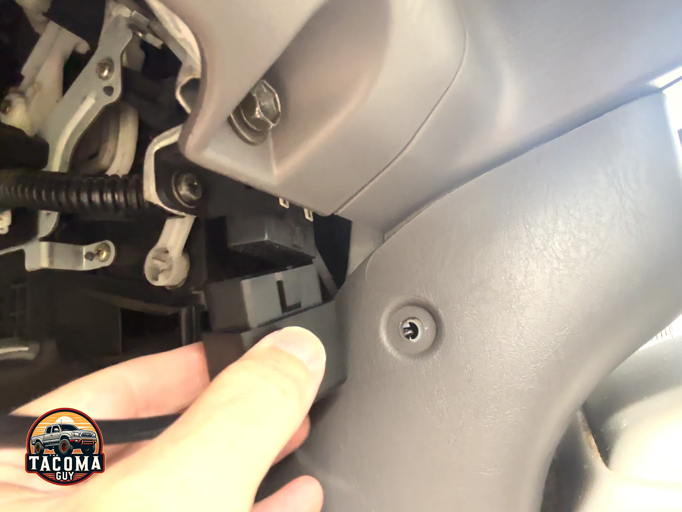 Plugging a Scan Gauge II into the Gen 1 Tacoma OBD-II port